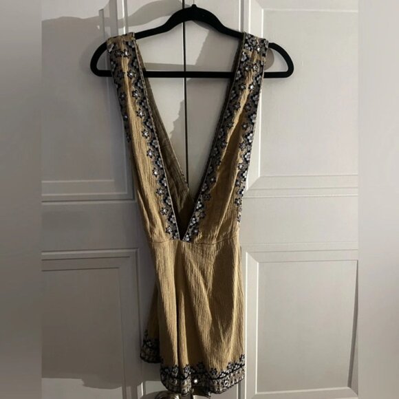 NWT! RARE! FP Free People x Kas New York Wandering Soul Romper Sz Medium - Picture 3 of 7